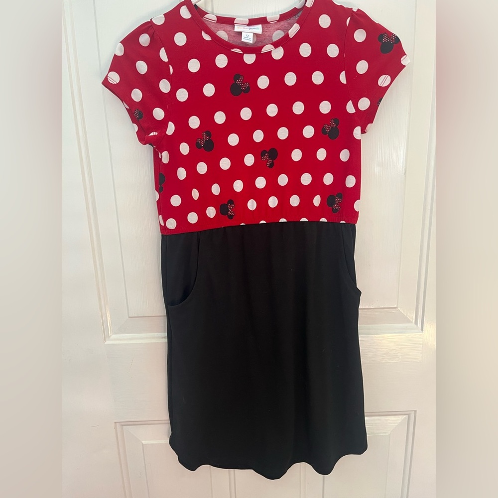 Lularoe Little girls Mae dress size 12 Minnie Mouse